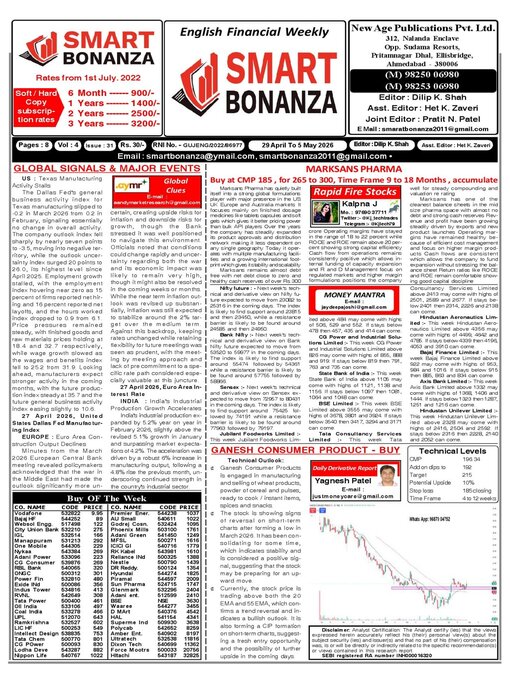 Cover image for Smart Bonanza Financial Weekly English